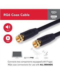 6FT RG6 COAX CBL BLK