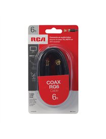 6FT RG6 COAX CBL BLK