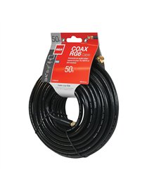 50FT RG6 COAX CBL BLK