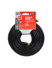 50FT RG6 COAX CBL BLK