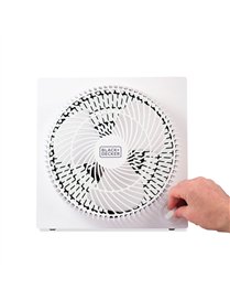 9IN BOX FAN WHT
