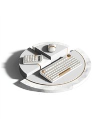 IZO BT/USB KYBRD W/B WBM