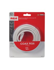 12FT RG6 CABLE WHT