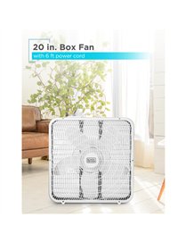 20IN BOX FAN W/CRRY HNDL