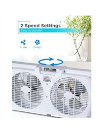 9IN DUAL WINDOW FAN