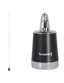 BrowningÂ® 132 MHz to 174 MHz No Ground Plane VHF 2.4-dBd Gain 51-1/4-In. Tall Tunable NMO Antenna, 5-MHz Bandwidth