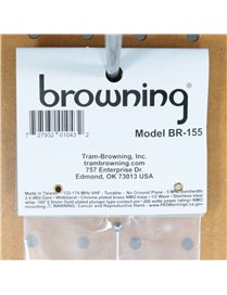 BrowningÂ® 132 MHz to 174 MHz No Ground Plane VHF 2.4-dBd Gain 51-1/4-In. Tall Tunable NMO Antenna, 5-MHz Bandwidth