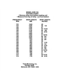 BrowningÂ® 132 MHz to 174 MHz No Ground Plane VHF 2.4-dBd Gain 51-1/4-In. Tall Tunable NMO Antenna, 5-MHz Bandwidth