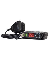 PRESIDENT BILL III FCC 40-Channel 12-Volt AM/FM Weatherband Ultracompact CB Radio with P-Channels and NRC, TXUS201-1