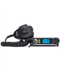 PRESIDENT BILL III FCC 40-Channel 12-Volt AM/FM Weatherband Ultracompact CB Radio with P-Channels and NRC, TXUS201-1