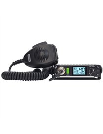PRESIDENT BILL III FCC 40-Channel 12-Volt AM/FM Weatherband Ultracompact CB Radio with P-Channels and NRC, TXUS201-1