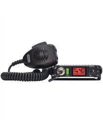 PRESIDENT BILL III FCC 40-Channel 12-Volt AM/FM Weatherband Ultracompact CB Radio with P-Channels and NRC, TXUS201-1