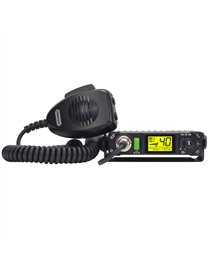 PRESIDENT BILL III FCC 40-Channel 12-Volt AM/FM Weatherband Ultracompact CB Radio with P-Channels and NRC, TXUS201-1